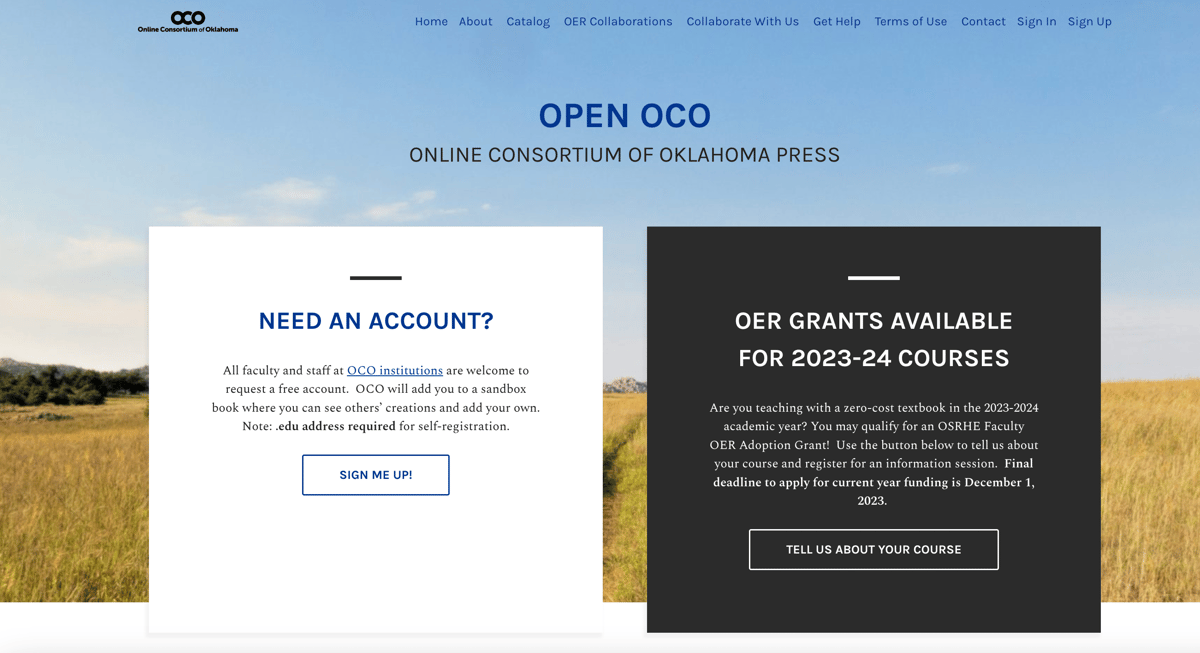 Open OCO Pressbooks