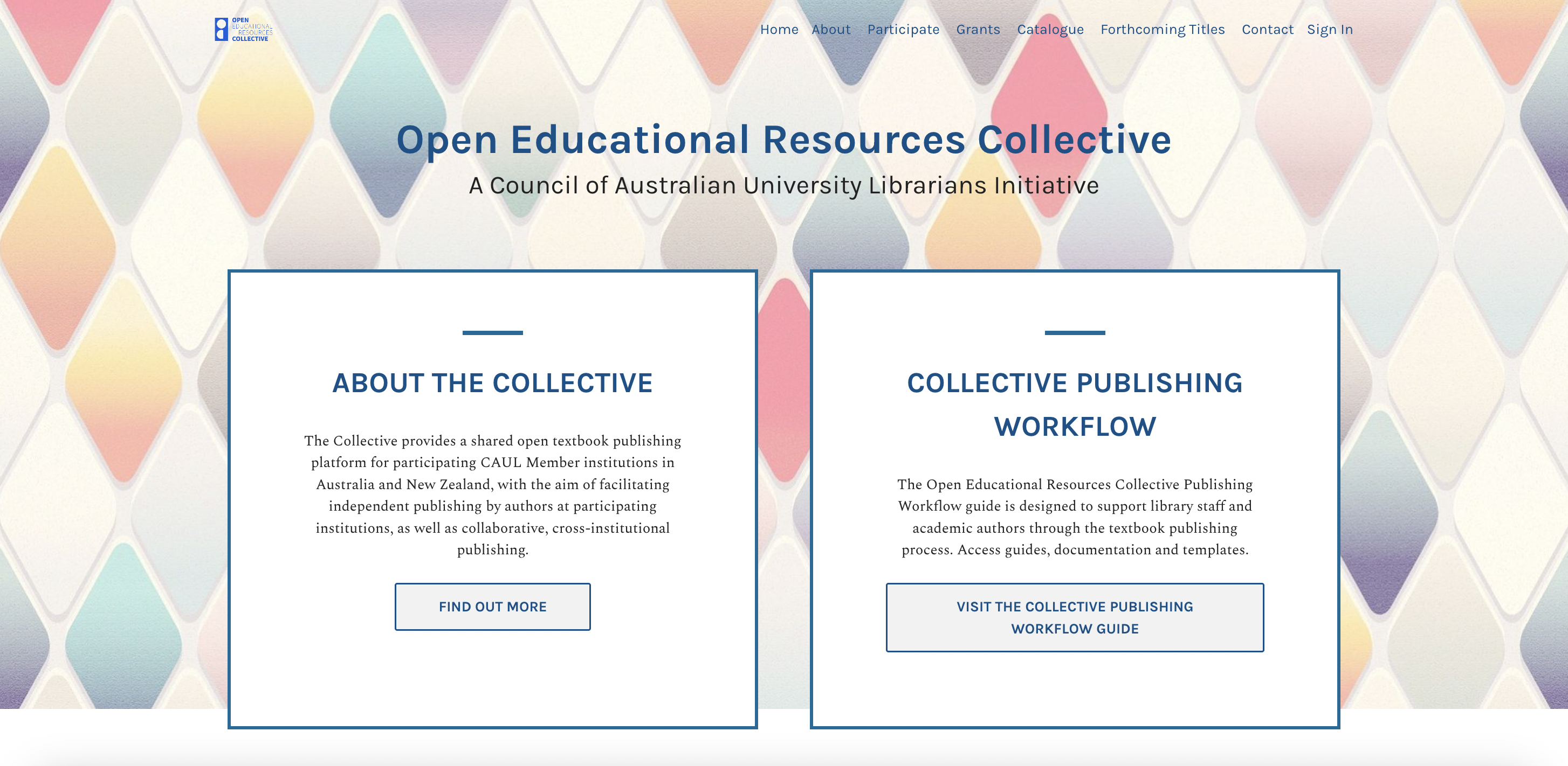 CAUL Pressbooks network